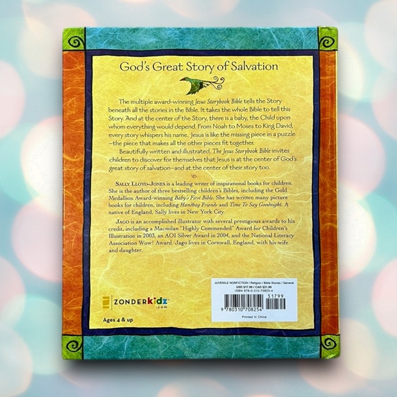 The Jesus Storybook Bible Hardcover Children’s Book - Picture 2 of 4